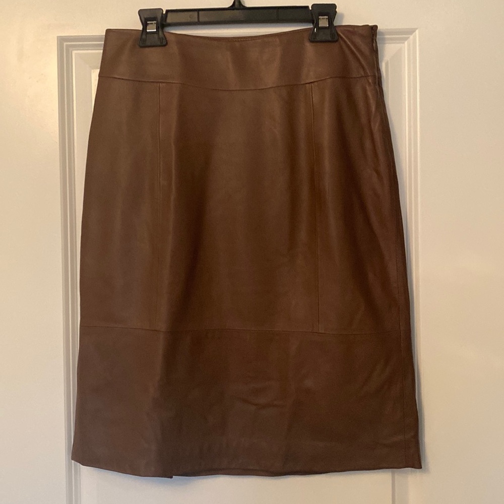 Leather skirt